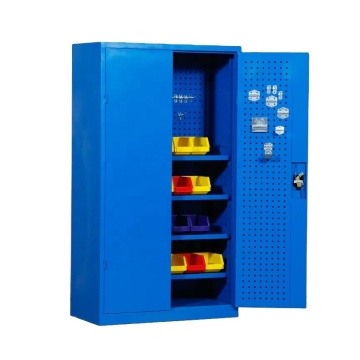 Metal Storage Cabinet with 2 Drawers: A Comprehensive Workshop Tool Cabinet for Garage Use
