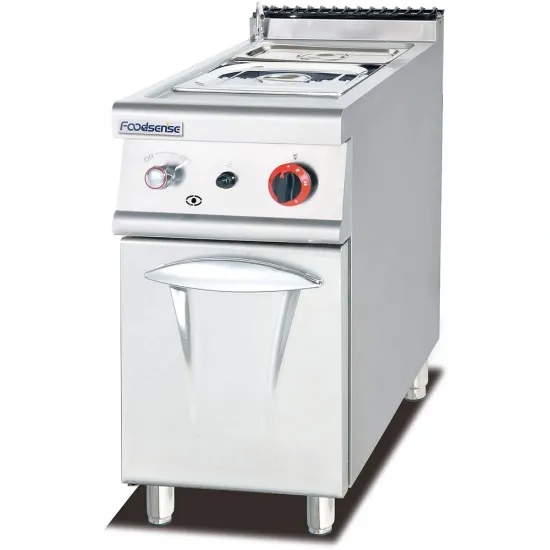 Free Standing Commercial Kitchenware Bain Marie with Cabinet for Kitchen
