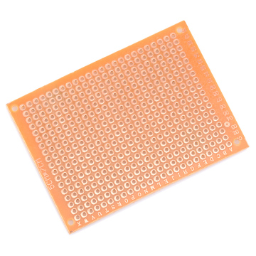 5x7 PCB: DIY Yellow Universal Prototype Board