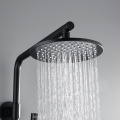 Matte Black Shower Set with Vale