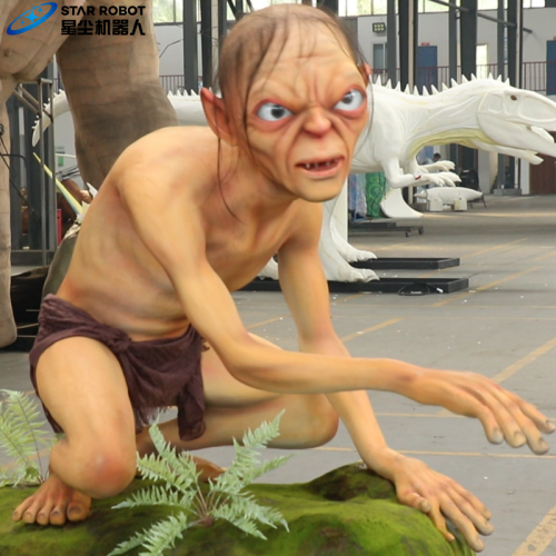 Robot animatronic space alien gollum