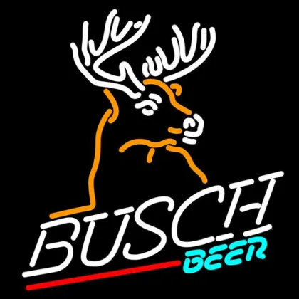 Busch Deer Neon Beer Sign LED