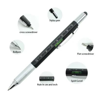 6-in-1 Pen Notebook Gift Set: Multifunctional Screwdriver Tech Pen