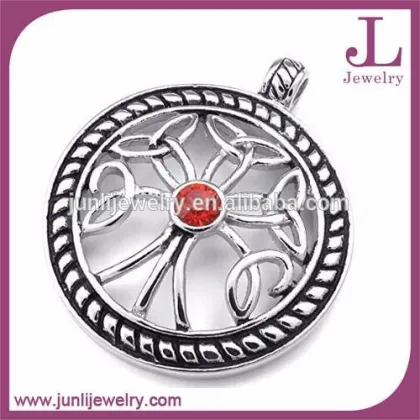 Silver Stainless steel 3D Tree Of Life Pendant