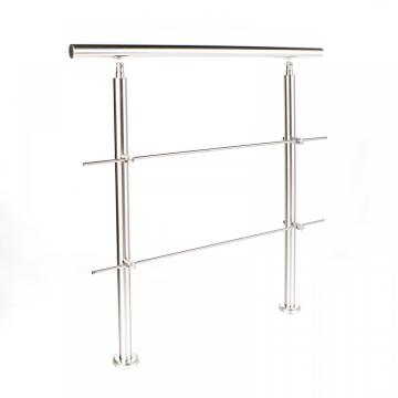 Brushed Stainless Free-declination Steps Handrails