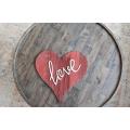 Rustic Farmhouse Wood Heart