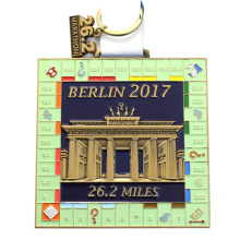 Gravure de médaille de marathon Austin personnalisée