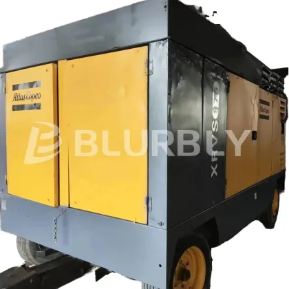 Used Atlas Copco XRVS976 Portable Screw Diesel Compressor