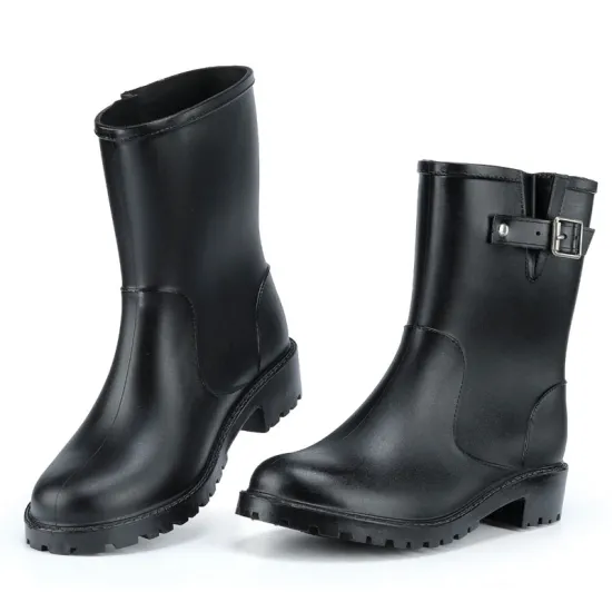 Martin Rain Shoes with Wear-Resistant Rubber and PVC Accessories