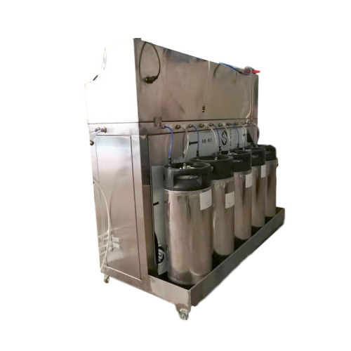 Freely movable mirror effect chrome spray plating machine