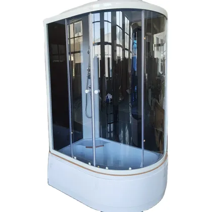Tempered Glass Corner Sliding Door Shower Cabins and Rooms