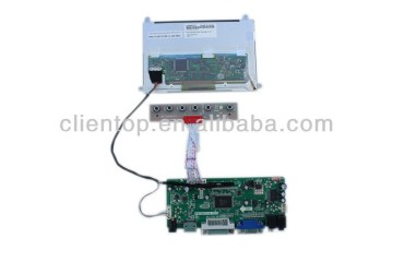 HDMI+DVI +VGA +Audio LCD main board + LTD056EV7F 5.6 Inch TFT LCD Panel 1280*800 +OSD keypad with cable+LVDS cable