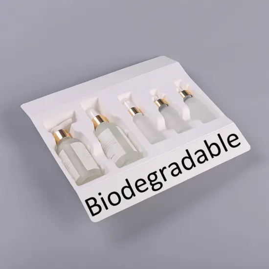 Packaging Tray Focus On Cosmetic Box With Insert