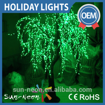 Outdoor Decor Led Lighted Willow Christmas Tree Motif Lighting