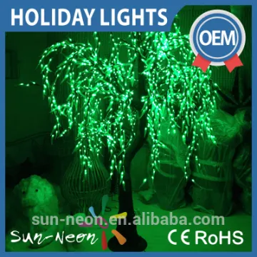 Outdoor Decor Led Lighted Willow Christmas Tree Motif Lighting