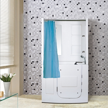 Bathtub đi bộ an toàn và tắm cho người cao niên