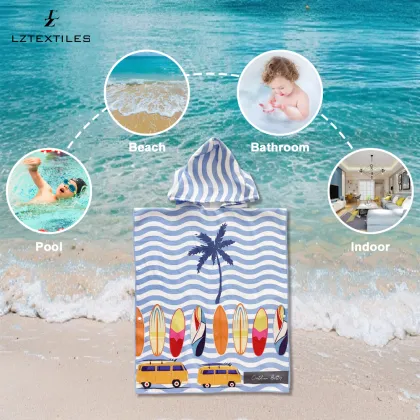 Wholesale Toddler Hoodie Towels & Kids' Poncho Beach Towels