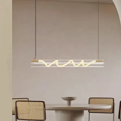 Modern Strip Bar Light and Shadow Lamps for Restaurant Design