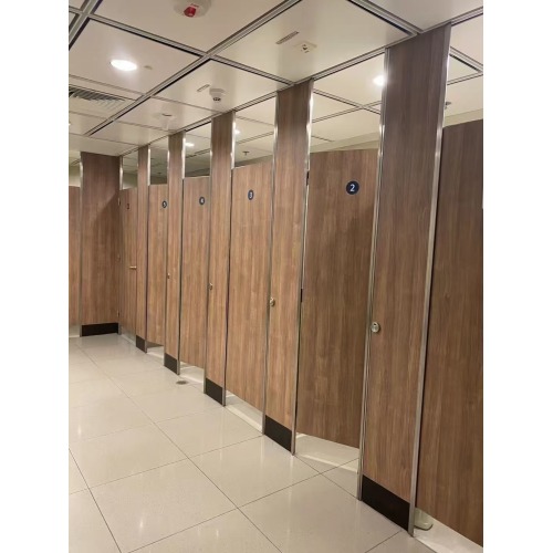compact antique white color panel toilet hpl door