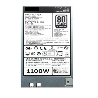 Dell PowerEdge R620 R720 R720XD R920 1100W Server Power Supply L1100E-S0