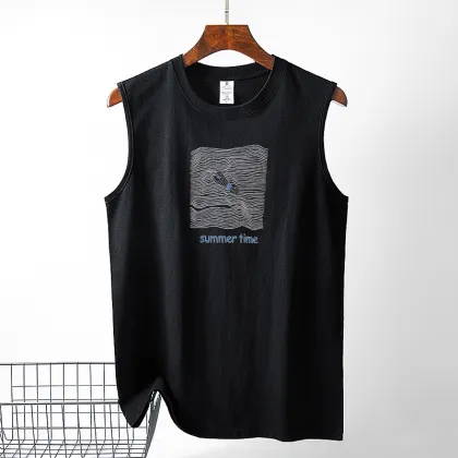 Blank Undercoat Vest 100% Cotton Shirt