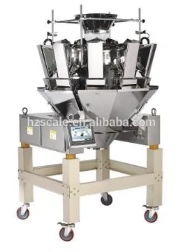 Automatic A10 Combination Multihead Weighing Machine with Prawn Cracker Packaging Machine