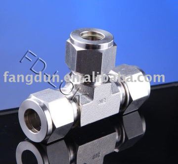 union tee,equal tee, compression fitting