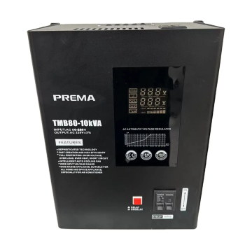 Yueqing Qishi 80-280Vacから220V壁タイプの電圧レギュレータスタビライザーTMB80-10KVA