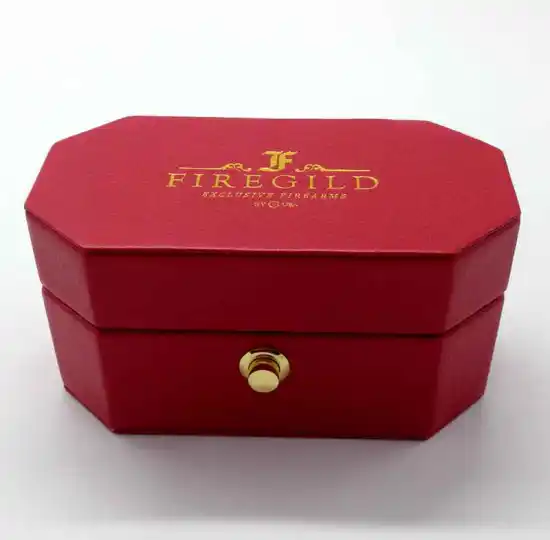 Special Design Cheap Red Leather Storage Case Box
