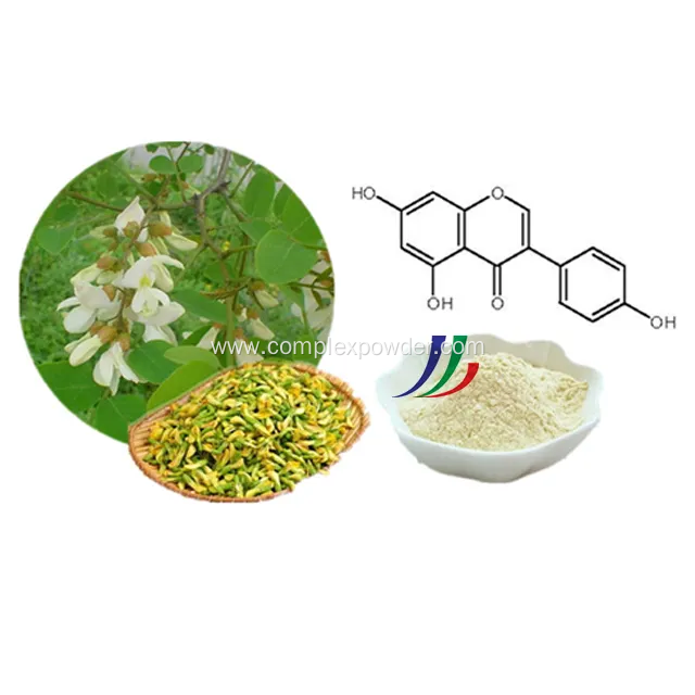 Natural Pure Isoflavones Qenistein 98% Powder