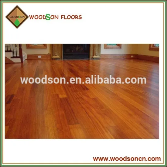 good selling lacquered smoothly cumaru solid wood flooring