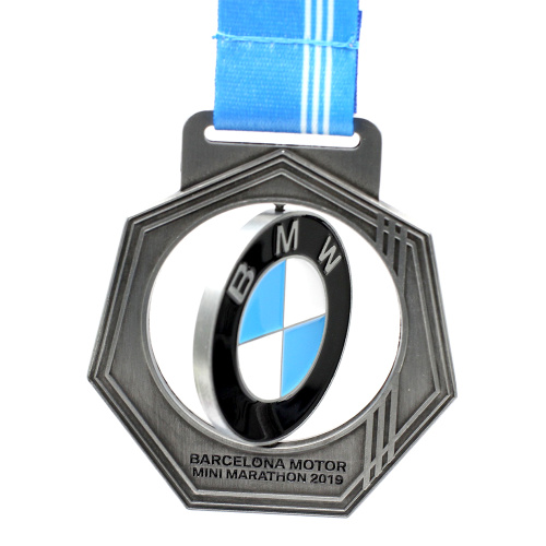 Медаль марафона морской пехоты Детройта Свободная пресса