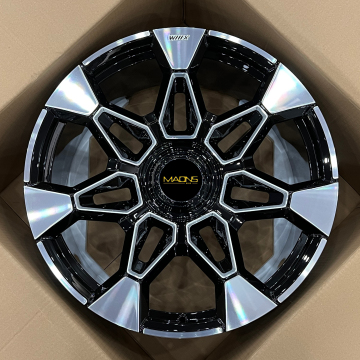 5733FB 22 Inch Staggered Design Forged Rims for BMW XM: Black Customizing Wheel Set with 9.5/10.5J Fitment