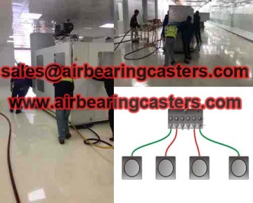 Air bearing casters modular air casters