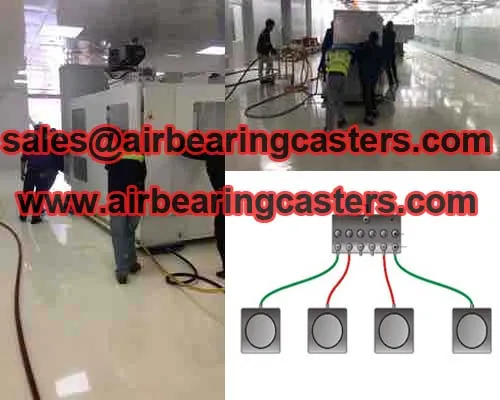 Air bearing turntables lifting equipment