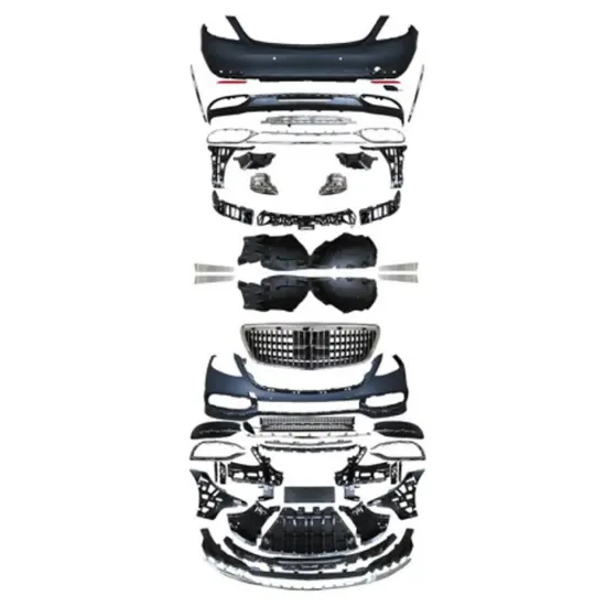 MBH Style Car Parts Front Bumper Rear Diffuser Body Kit for BENZ W222 2018-2022