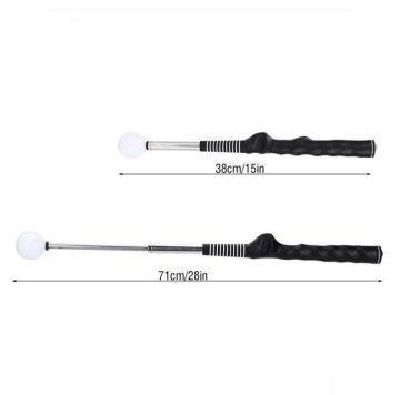 Telescopic Golf Swing Trainer: Stretchable Posture Corrector Stick
