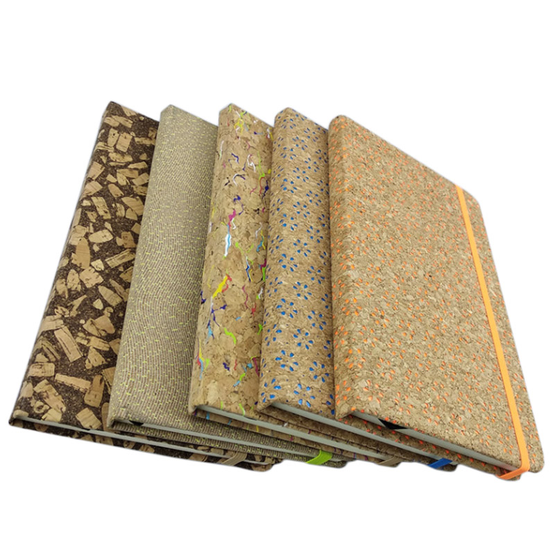 slub vein portugal Natural PU Cork Fabric leather