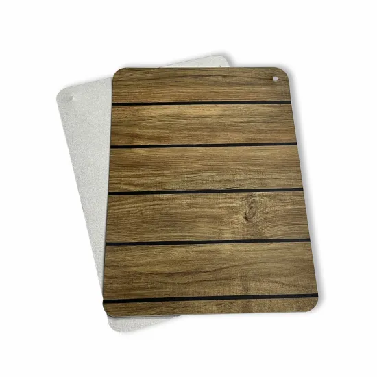 Waterproof PVC Faux Teak Sheet - Boat & Marine Yacht & RV Flooring & Swimming Pool" 

However, to make it more search-engine friendly and concise, consider:

"Waterproof PVC Faux Teak Sheet Boat & Yacht Marine Flooring for RV & Pool