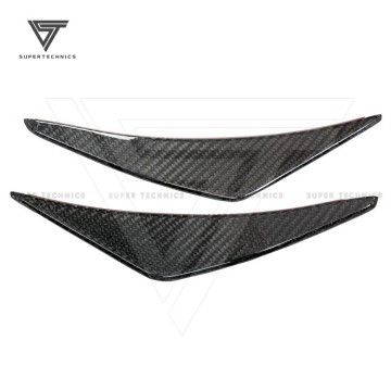 Canarde per paraurti anteriori in fibra di carbonio per Mercedes Benz R197 SLS63 AMG 2011-2014 - Stile supertecnico