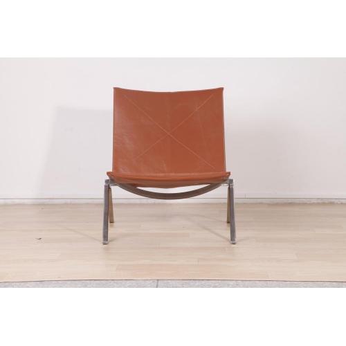 Cognac Leder Poul Kjaerholm PK22 Sessel Replik