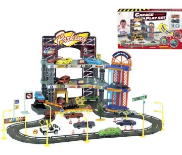 STOPPING PLACE W/3PCS DIE CAST CAR