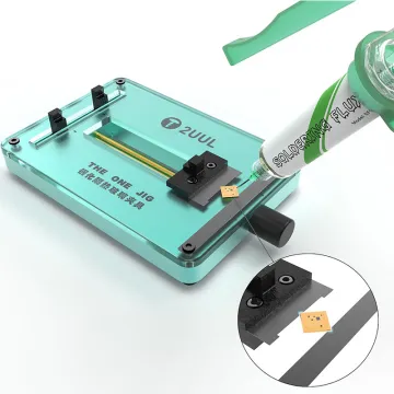 Tempered Glass 2UUL Jig Fixture for PCB Motherboard Repair - Prevents Damage