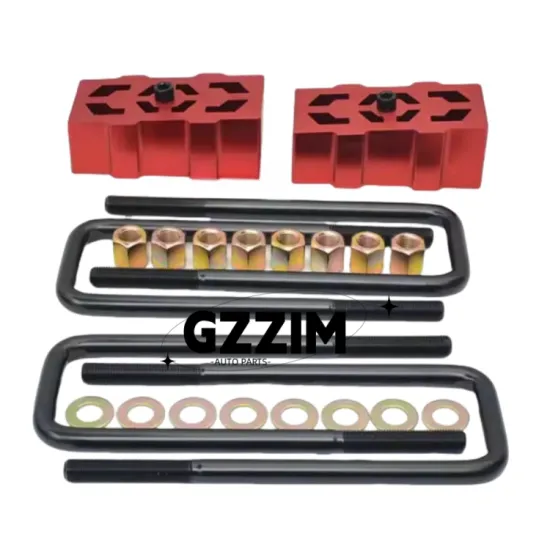 Navara D40 2005-2015 50mm Rear Suspension Aluminium Tapered Face Lift Block Kit