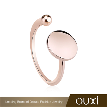 Daily Wear Simple Design Adjustable Rose Gold Ladies Rings