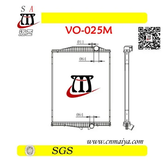 8149687 20536961autoparts for Aluminum Engine Radiator