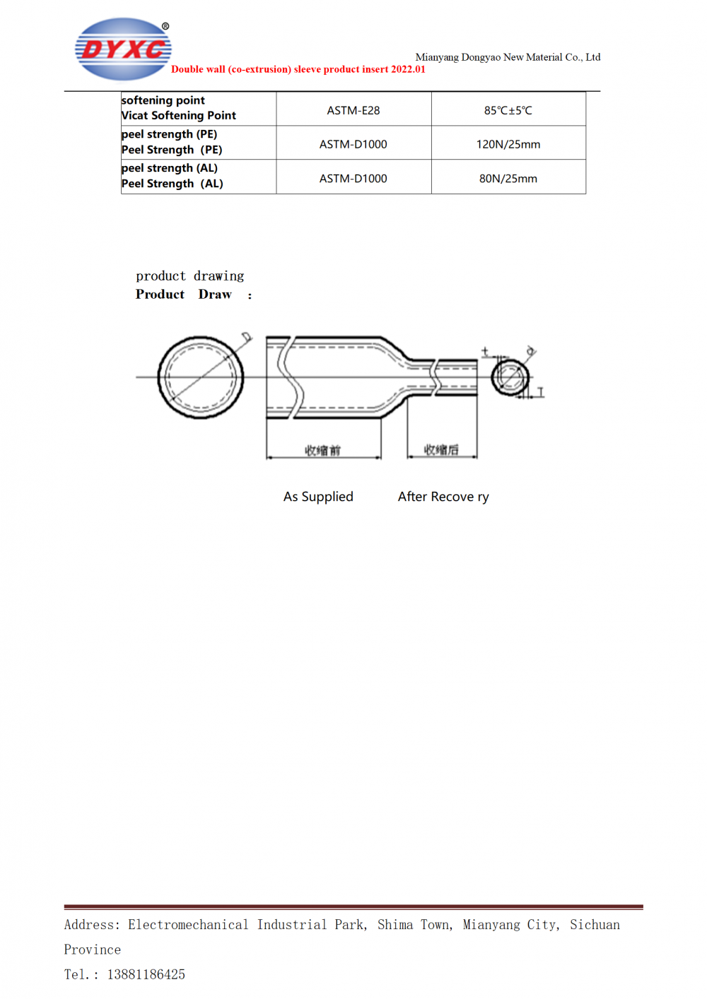 Dual Wall Heat Shrink Tubing