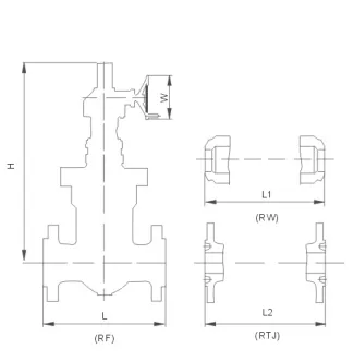 Class 600 Parallel Slide Gate Valve