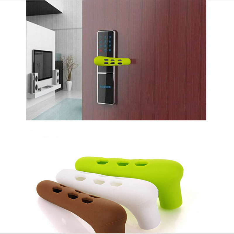 Handle Door Knob Safety Silicone Cover Guard Anti-Collision Security Handle Protective Baby Safety Supplies