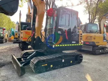Used Sany Excavator for Sale – 60-75, 20t-40t Hydraulic Crawler Digger